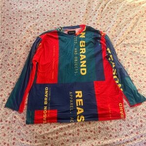 Reason Multicolor Graphic Long Sleeve Tee